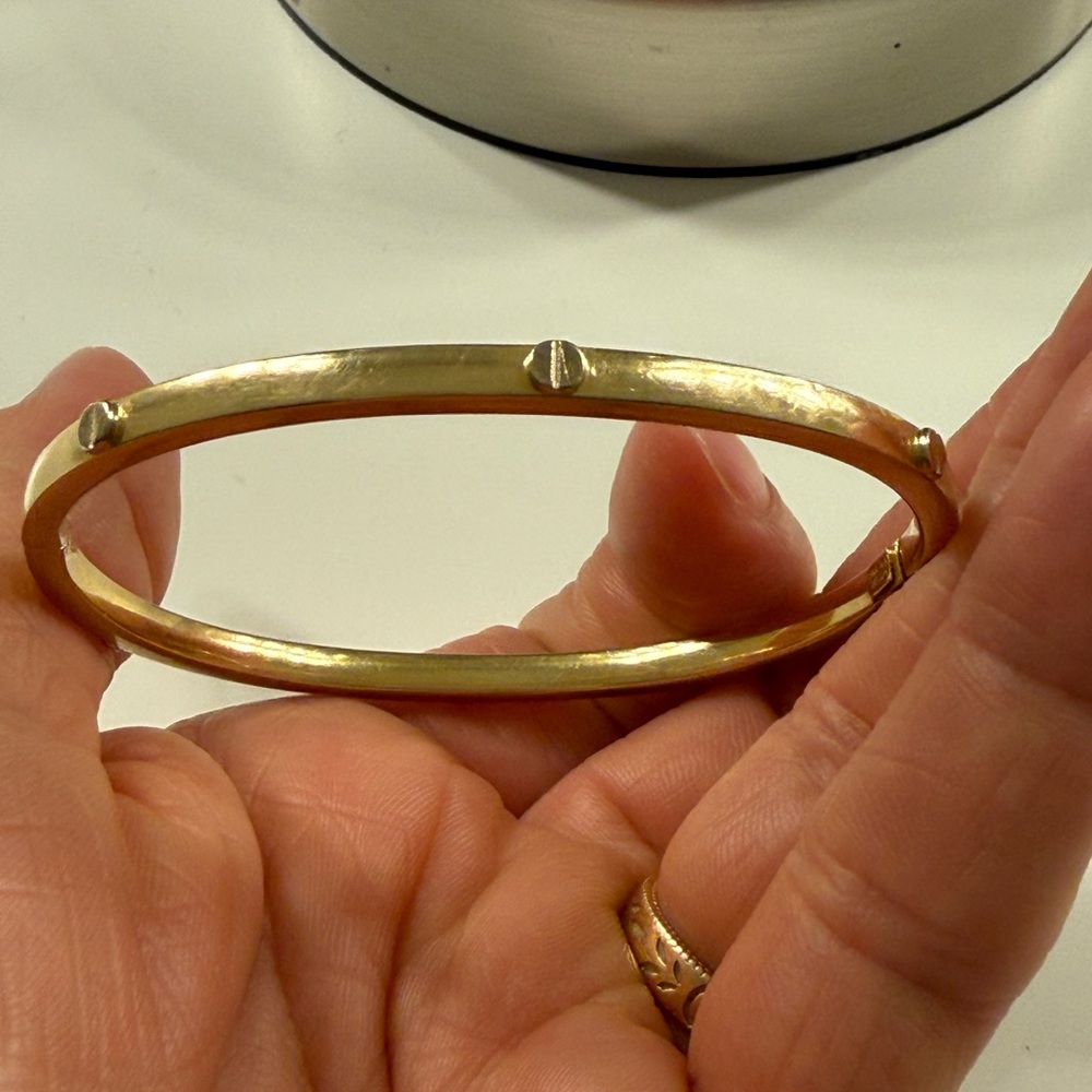 Gold Bangle Bracelet